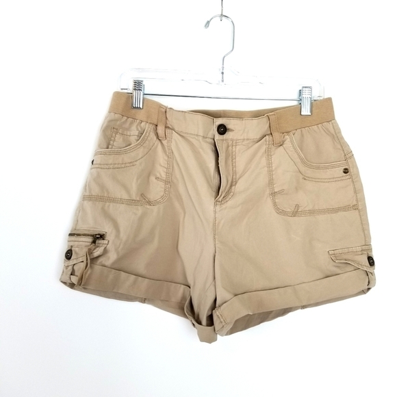 Maurice's khaki shorts, sz 9/10 - Picture 1 of 6